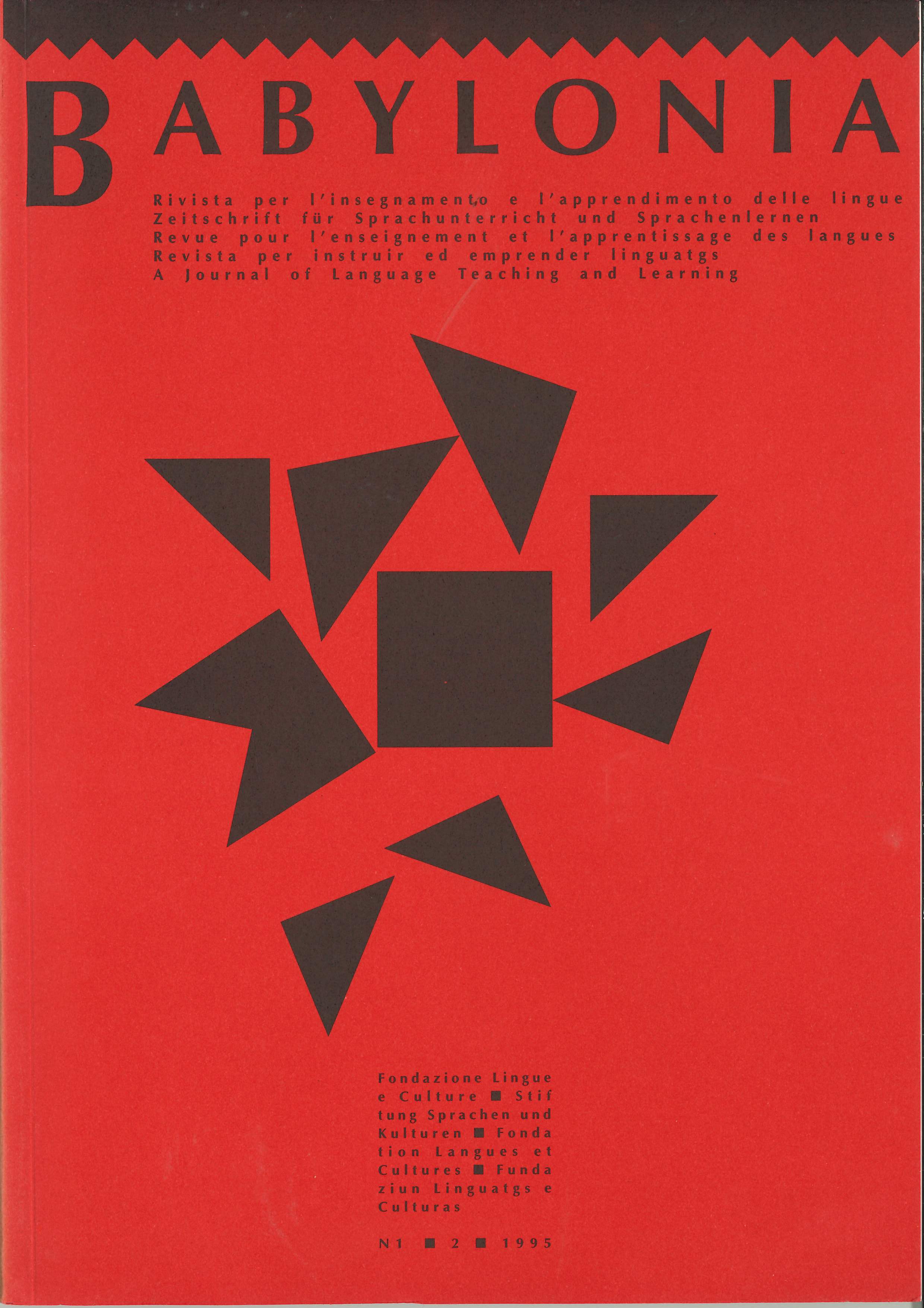 					View Vol. 1 (1995): Other languages in Switzerland
				